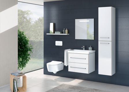 Ⓜ︎erus Avento Wall Mounted Toilet Pan with Soft Close Seat | Villeroy