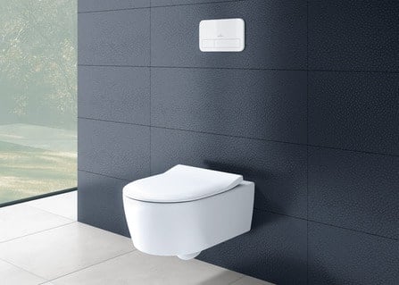 Avento Wall Mounted Toilet Pan with Soft Close Seat | Villeroy