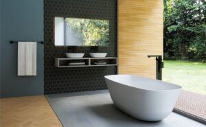 Vivian Freestanding Bath | Destinkt Bathrooms | White - Image 3