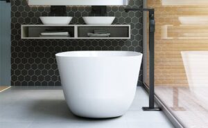 Vivian Freestanding Bath | Destinkt Bathrooms | White - Image 5