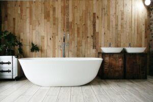 Vivian Freestanding Bath | Destinkt Bathrooms | White - Image 2