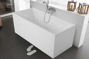 Diamond Freestanding Bath | Boutique Baths | Euro Silke Matt - Image 2
