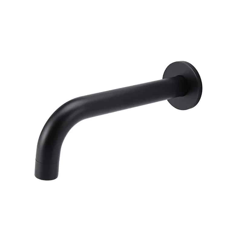 mbs05_matte_black_round_curved_basin_wall_spout_meir_1_900x Basin Spout Wall Mounted | Flawless Curved Design | Meir | Matte Black - Image 1