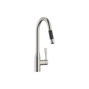 Sync Single-Lever Kitchen Mixer Pull-Down with Spray Function 240 mm projection | Dornbracht | Brushed Platinum