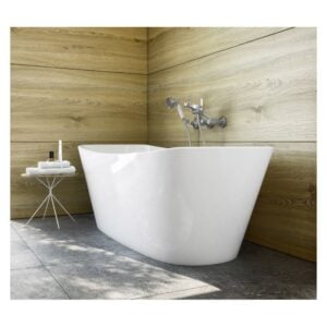 Trivento Freestanding Bath | Victoria & Albert | QUARRYCAST™ White (Gloss) - Image 2
