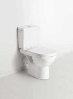 Onovo Close Couple Toilet | Villeroy & Boch | White Ceramic - Image 3