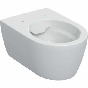 Icon Geberit Rimfree Wall Hung Toilet With Soft Close Seat | Geberit | White Ceramic - Image 2