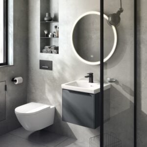 Subway 3 Wall Mounted Toilet Pan with Soft Close Slim Seat | Villeroy & Boch | White Ceramic - Image 2