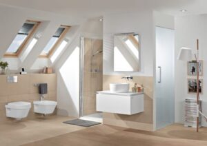 Architectura Wall Mounted Toilet Pan with Soft Close Seat | Villeroy & Boch | White Ceramic - Image 6