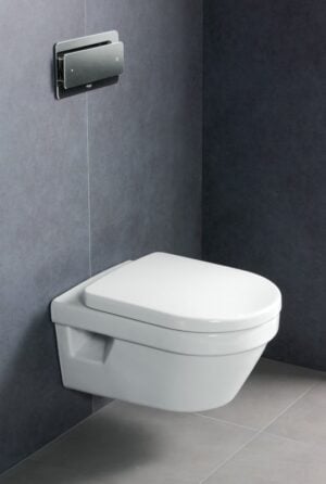 Architectura Wall Mounted Toilet Pan with Soft Close Seat | Villeroy & Boch | White Ceramic - Image 2