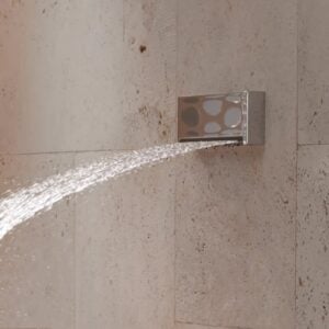 Imo Water Fall Cascade Spout with Individual Jets for Wall Mounting 22 mm projection | Dornbracht | Brushed Platinum - Image 2