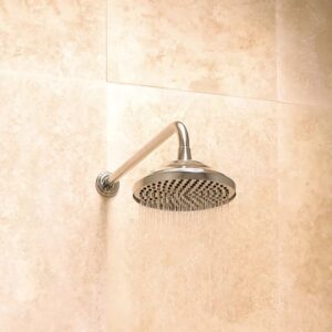 Madison Shower Head & Arm with Wall Fixing 200 mm | Dornbracht | Durabrass (23kt Gold) - Image 2