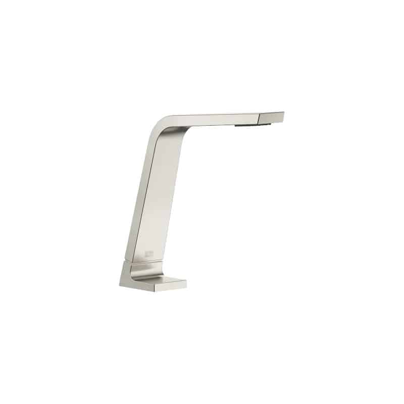 dddd6 CL.1 Deck-mounted Basin Spout without Pop-up Waste 204 mm | Dornbracht | Brushed Platinum - Image 1