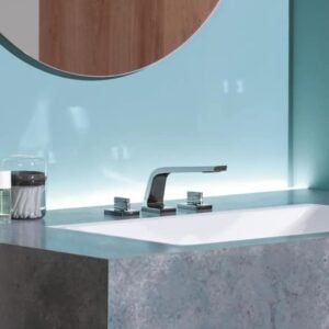 CL.1 Deck-mounted Basin Spout without Pop-up Waste | Dornbracht | Brushed Platinum - Image 2