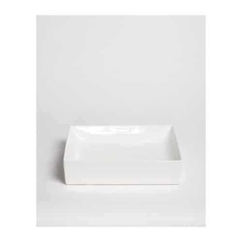 Rectangular Countertop Basin | 500 x 350 mm | Sibo | Gloss White