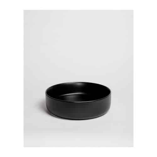 Ceramic Round Basin | 400 mm | Sibo | Matt Black