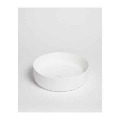 Ceramic Round Basin | 400 mm | Sibo | Matt white