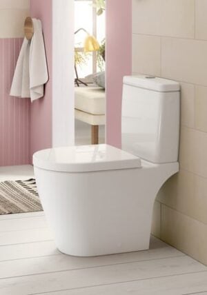Avento Close Couple Toilet | Villeroy & Boch | White Ceramic - Image 3