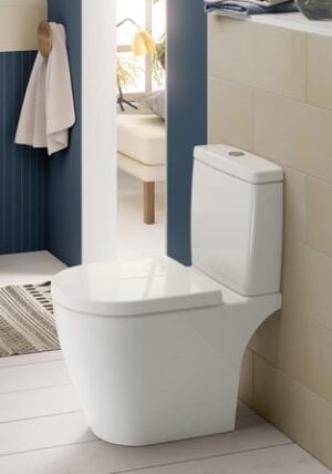 Avento Close Couple Toilet | Villeroy & Boch | White Ceramic - Image 4