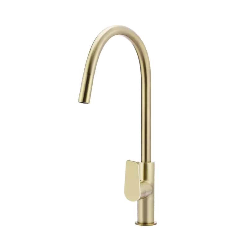 Kitchen Mixer Retractable with Paddle Handle | Meir | Tiger Bronze - Image 1
