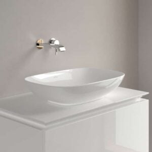 Loop & Friends Surface-mounted Washbasin with Overflow | Villeroy & Boch | White Alpin - Image 2