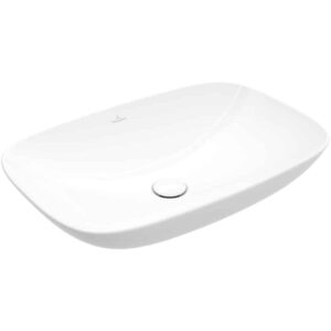 Loop & Friends Surface-mounted Washbasin with Overflow | Villeroy & Boch | White Alpin