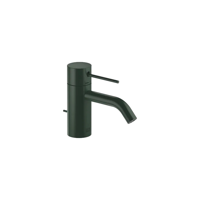 5j Meta Slim Single-lever Basin Mixer with Pop-up Waste | Dornbracht | Dark Green - Image 1