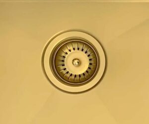 Lavello Underslung Kitchen Sink 380 x 440 mm | Meir | Brushed Bronze Gold - Image 3
