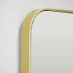 Gold Metal Frame Mirror with Radius Corners | 1700 × 600 mm | Sibo | Cologne - Image 2