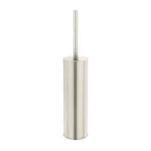 Round Toilet Brush Holder | Meir | Brushed Nickel - Image 3