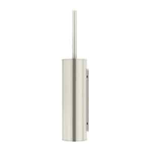 Round Toilet Brush Holder | Meir | Brushed Nickel - Image 2