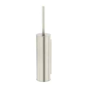 Round Toilet Brush Holder | Meir | Brushed Nickel