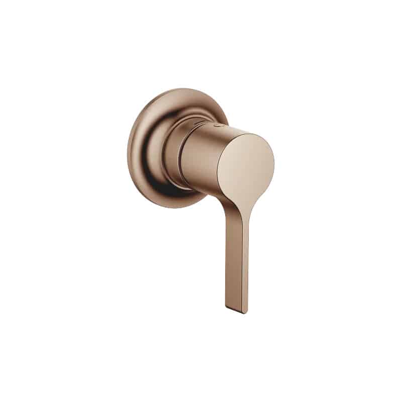 wa3 Vaia Concealed Single-lever Mixer with Cover Plate | Dornbracht | Brushed Bronze - Image 1