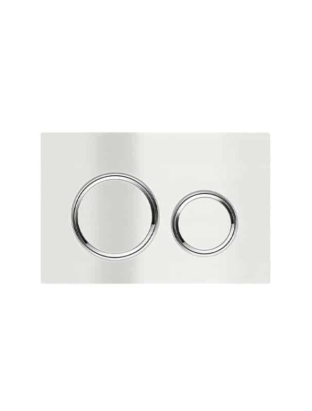 Meir Dual Flush Plate to suit Geberit Cistern | Brushed Nickel - Image 1