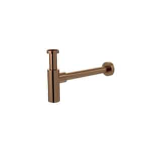 Round Bottle Trap for 32mm Basin Waste | Meir | Lustre Bronze