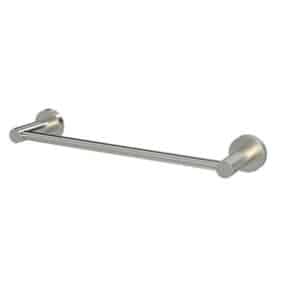 Round Single Towel Rail 300 mm | Meir | Brushed Nickel