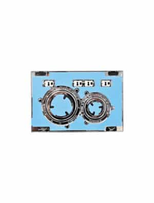 Meir Dual Flush Plate to suit Geberit Cistern | Gun Metal - Image 2