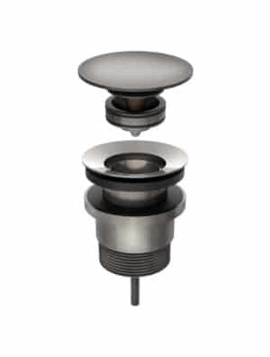Universal all-in-one Pop Up Waste - Basin & Bath | Meir | Gun Metal - Image 3