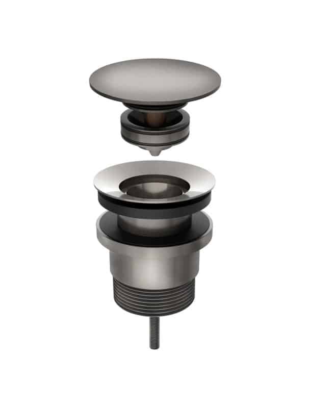 Universal all-in-one Pop Up Waste - Basin & Bath | Meir | Gun Metal - Image 3