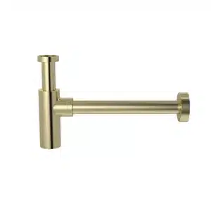 Round Bottle Trap for 32mm Basin Waste | Meir | Tiger Bronze - Image 2