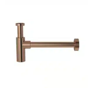 Round Bottle Trap for 32mm Basin Waste | Meir | Lustre Bronze - Image 2