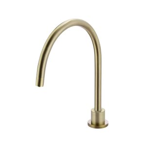 Deck Mounted Basin High Rise Swivel Spout | Meir | Tiger Bronze