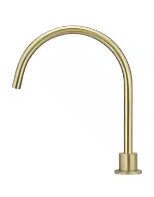 Deck Mounted Kitchen High Rise Swivel Spout | Meir | Tiger Bronze - Image 2