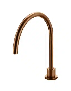 Deck Mounted Kitchen High Rise Swivel Spout | Meir | Lustre Bronze - Image 3