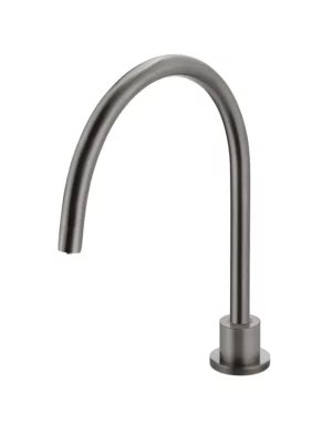 Deck Mounted Kitchen High Rise Swivel Spout | Meir | Gun Metal