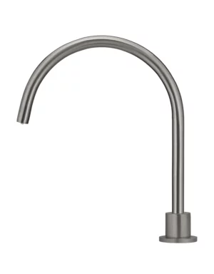 Deck Mounted Kitchen High Rise Swivel Spout | Meir | Gun Metal - Image 2