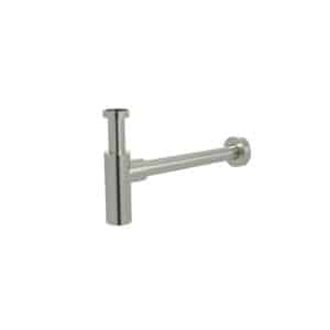 Round Bottle Trap for 32mm Basin Waste | Meir | Brushed Nickel