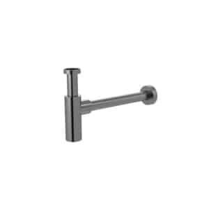 Round Bottle Trap for 32mm Basin Waste | Meir | Gun Metal