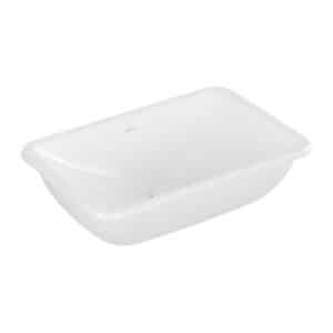 Loop & Friends Undercounter washbasin, with overflow, outside surface glazed |  Villeroy & Boch |  White Alpin