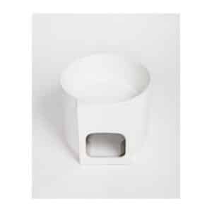 Round wall Mounted Basin | 450 x 450 x 380 mm | Gloss White - Image 3